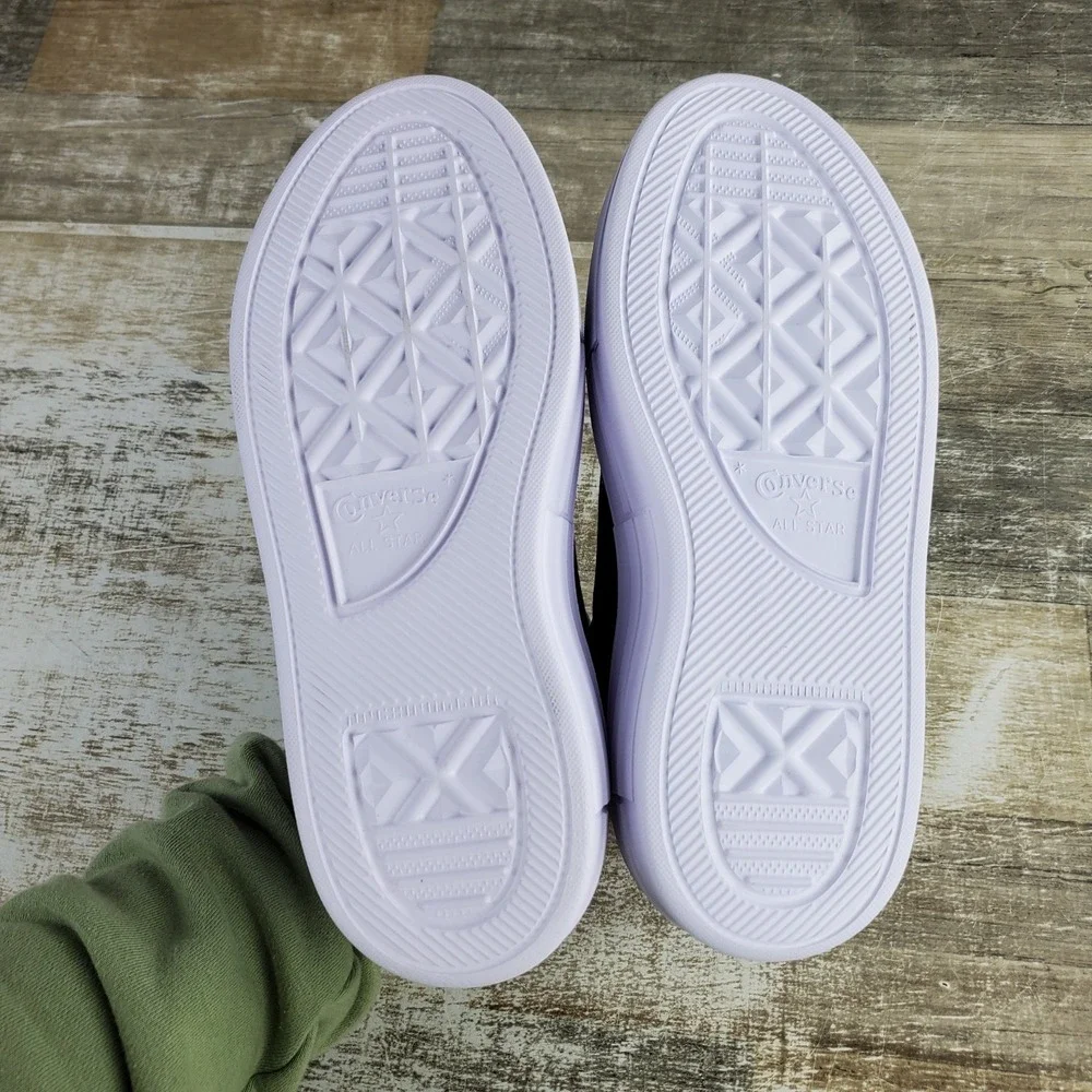 Converse Chuck Taylor All Star Kids Shoes Sz 6 Black White Platform Sneakers